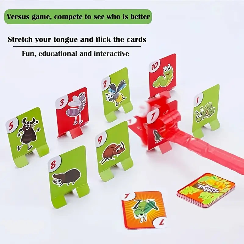 mask wagging tongue lick cards board games for toys antistress funny interactive desktop puzzle game toys best for christmas Product details 3