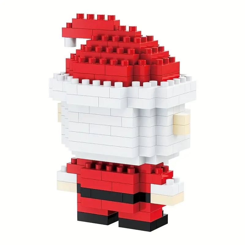 2pcs miniature christmas character building blocks toys set santa claus christmas elf christmas train snowman christmas tree reindeer mini christmas theme diy assembly toy christmas gifts Product details 7