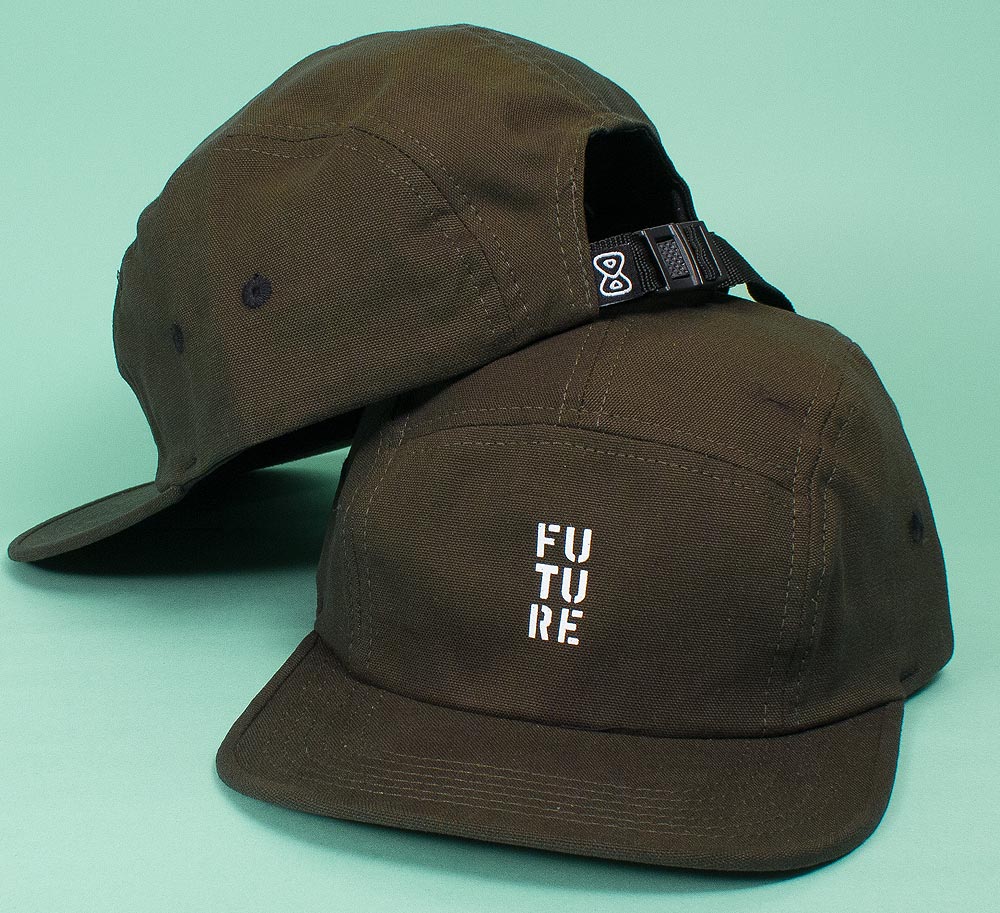 boné future skateboards 5 Panel Force Verde