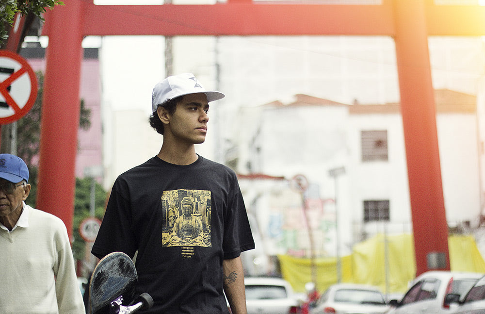 Camiseta Future Skateboards City buda verão 2018