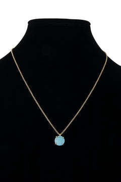 Solitaire Stunner Pendant Necklace - TL4  |  Turquoise
