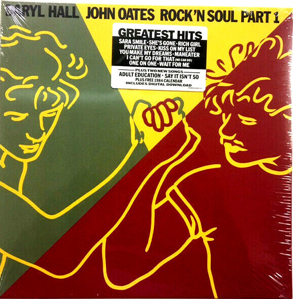 Daryl Hall & John Oates - Rock 'N Soul Part 1 (LP,Compilation,Remastered) (Mint (M))