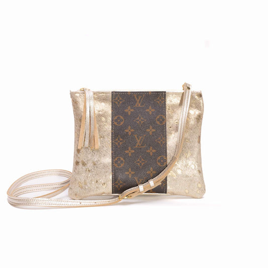 Large LV + Cowhide Wallet – Grit + Gals Boutique