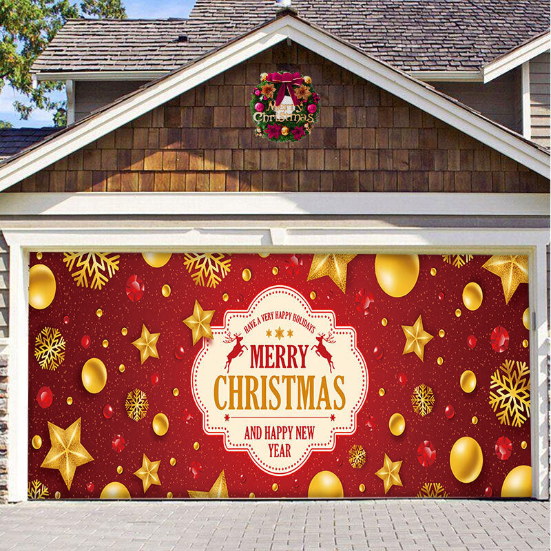 🔥🎉Last Day Sale 49% OFF - Christmas 2023 Garage Door Decoration
