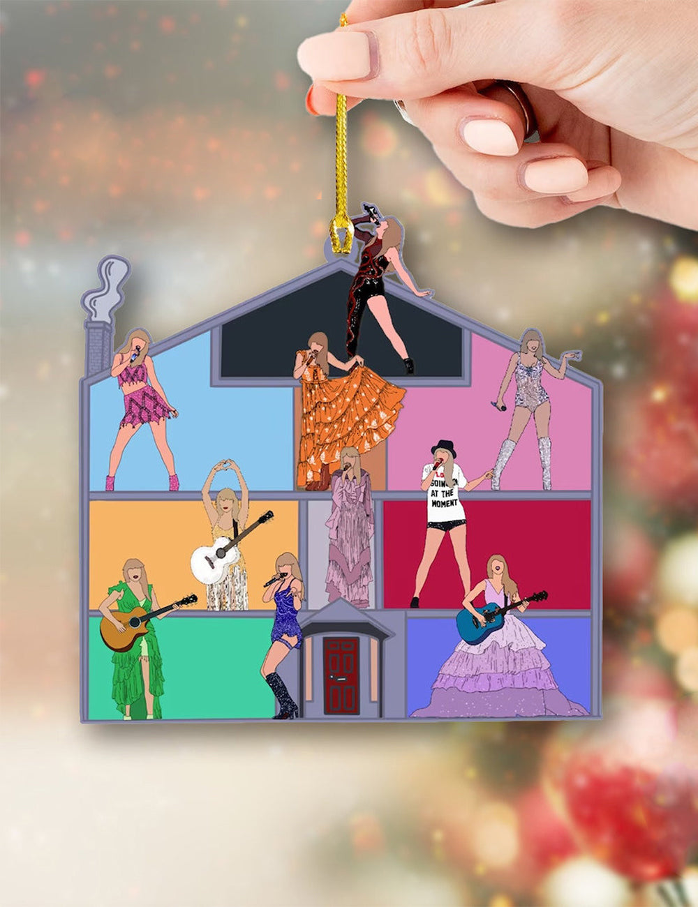 Taylor Swift The Eras Tour 2023 Christmas Tree Decorations Ornament -  Honateez