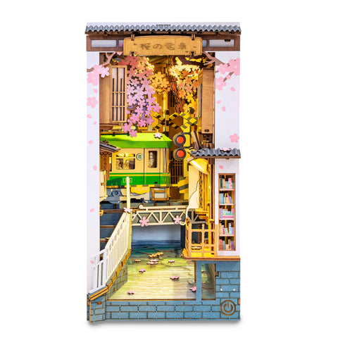 maquette en bois rokr robotime rolife sakura densua tgb01