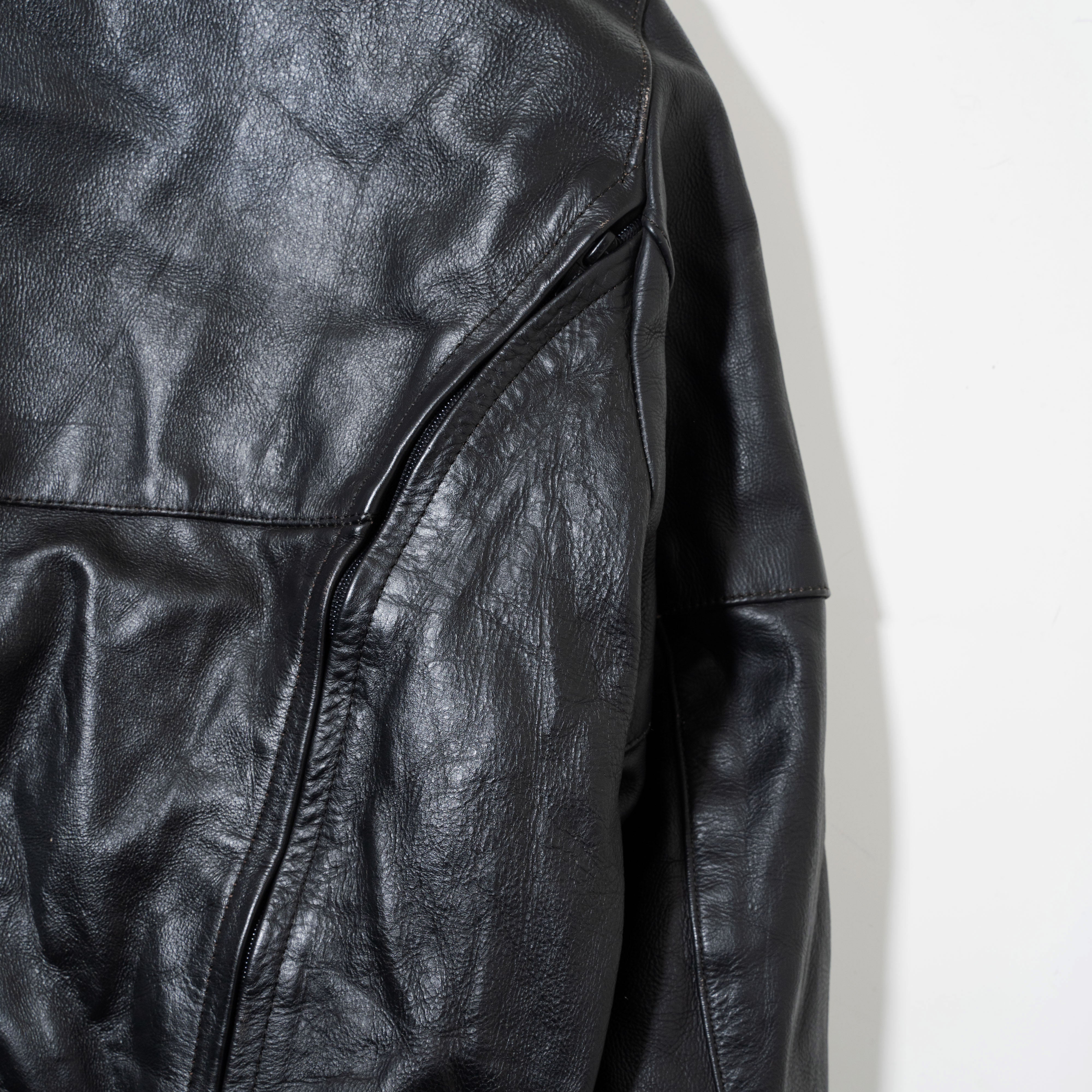 ライトブラウン/ブラック Noill vintage leather jacket | www