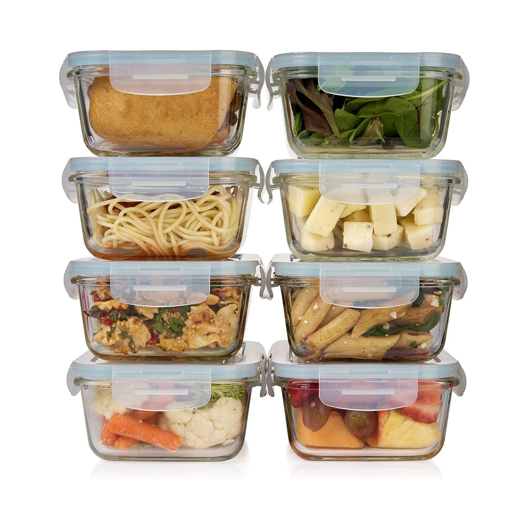 Daniana Glass Food Storage Container Set Prep & Savour