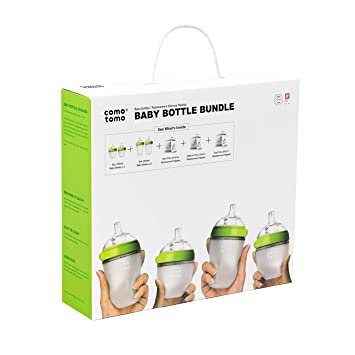 Comotomo Baby Bottle Bundle - Set de 7 Piezas