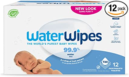 WaterWipes - 720 Count (Pack of 12)