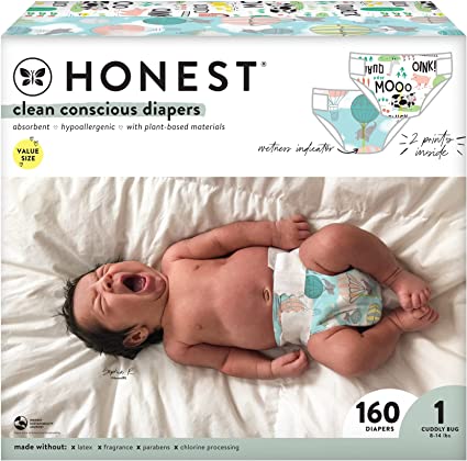 The Honest Company Clean Conscious Diapers - 160 Count