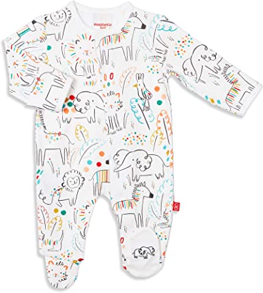 Magnetic Me Footie Pajamas - 0 a 3 meses