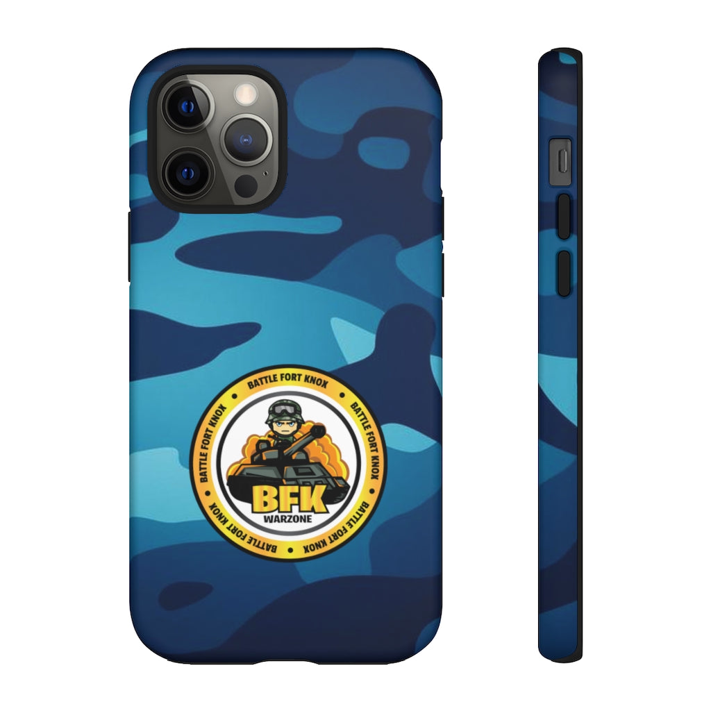 BFK 'Blue Camo' Phone Case - Logo