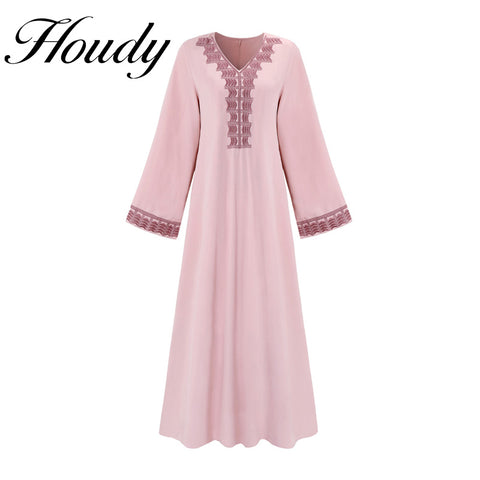 Pink Kaftan Long Dress