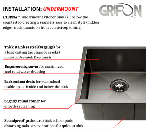 ADVANTAGES OF STAINLESS STEEL KITCHEN SINK - GRIFON