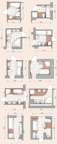 GRIFON BATHROOM RENOVATION - FLOOR PLAN - BEFORE AND AFTER - SMALL CHANGES WITH BIG IMPROVEMENTS INTERIOR Design