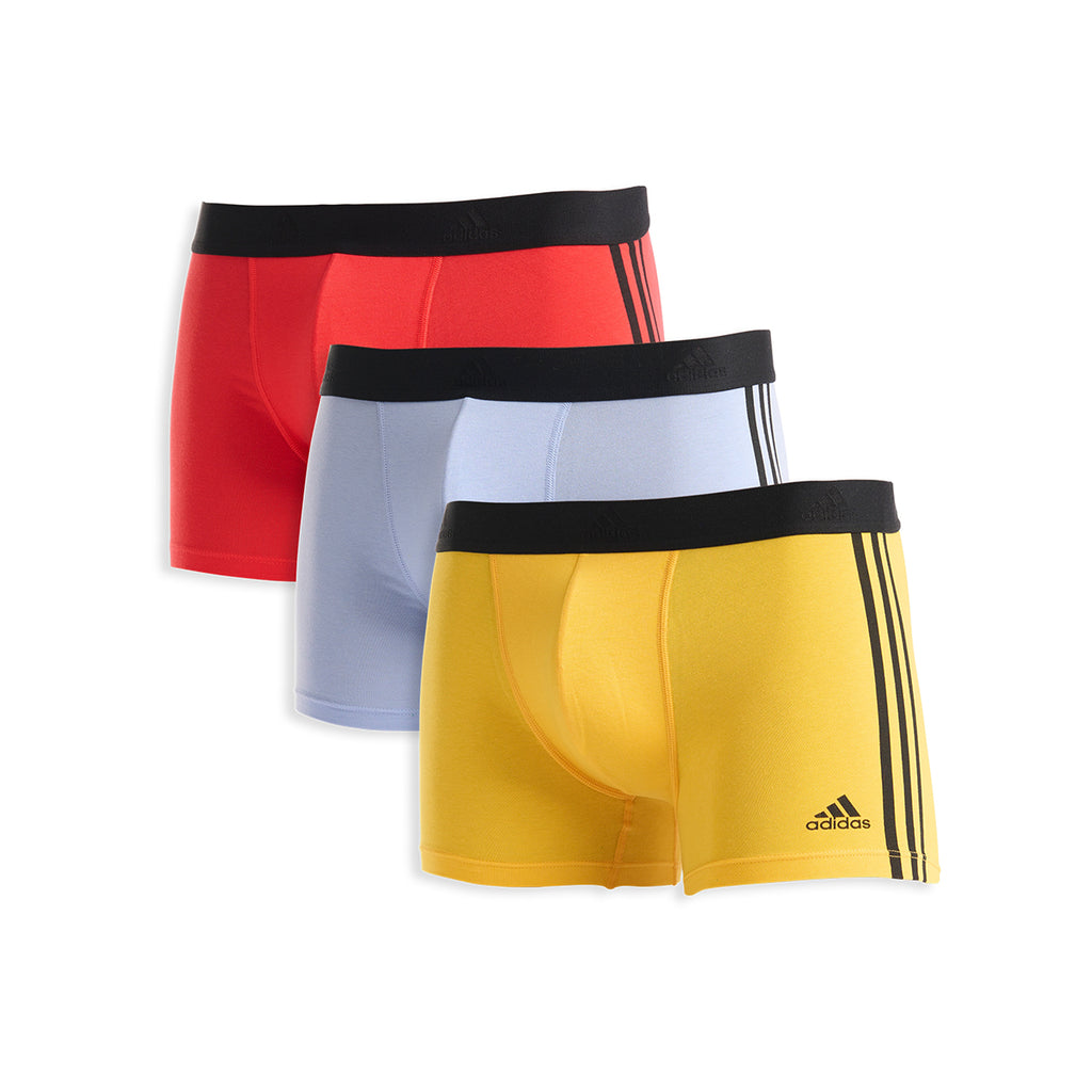 Adidas Trunk 3-Pack 4A2M08 Active Flex Cotton 3-Stripes - Yourunderwearstore