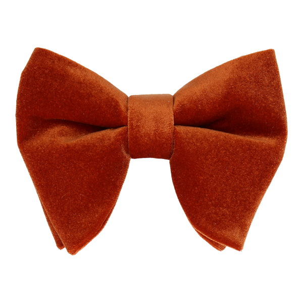 Copper Velvet Large Evening Bow Tie | Ties Etc