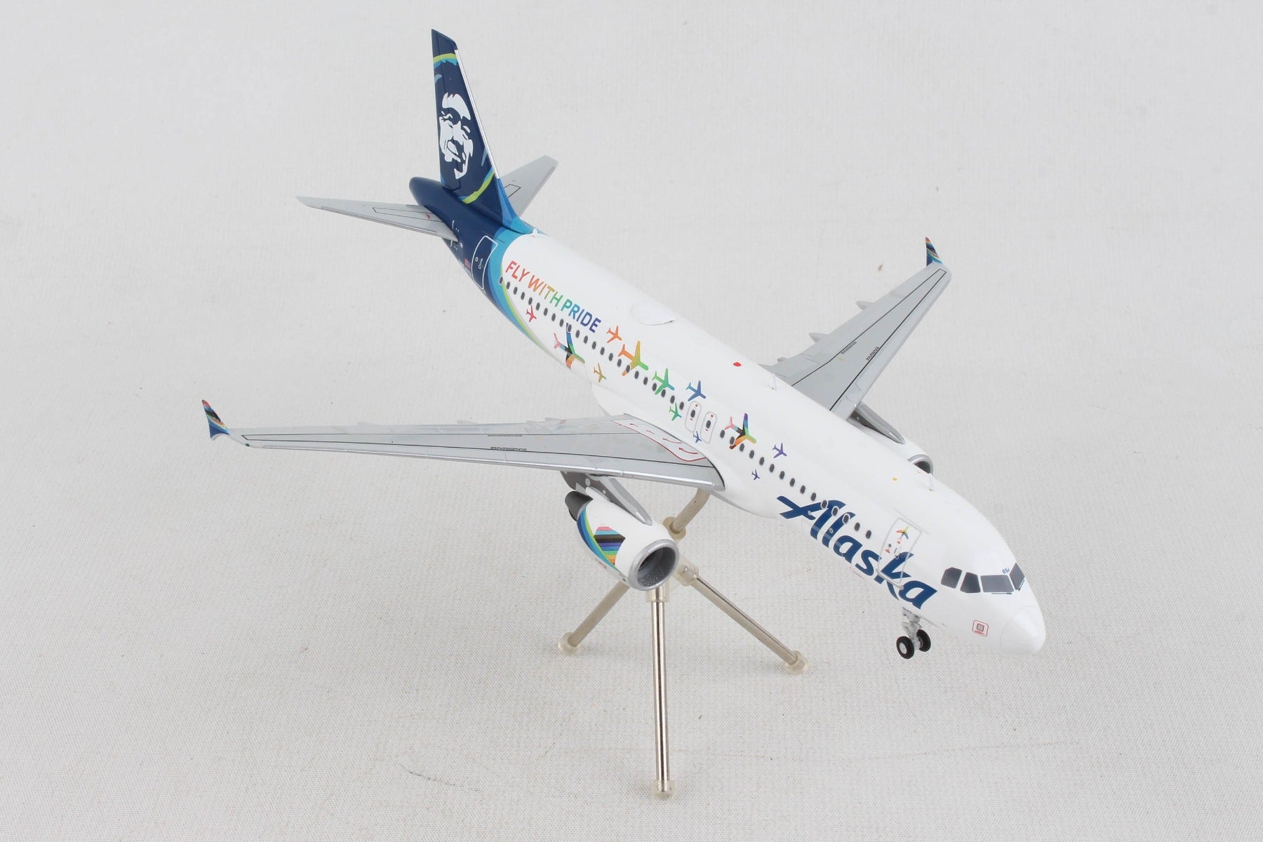 GEMINI200 ALASKA A320 1/200 REG#N854VA FLY WITH PRIDE (**)