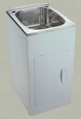 Yakka Single 35 Litre Laundry Tub And Cabinet Laundry Tub With
