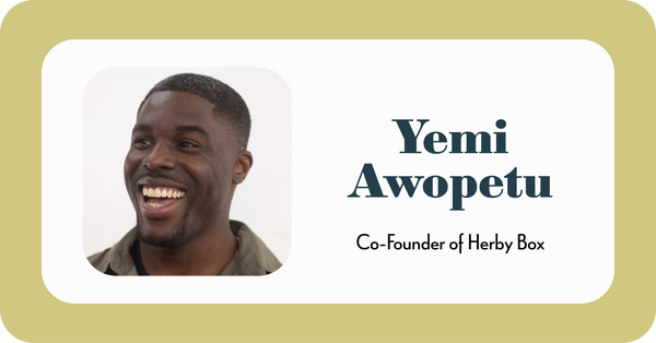 Portrait image of Yemi Awopetu from Herby Box