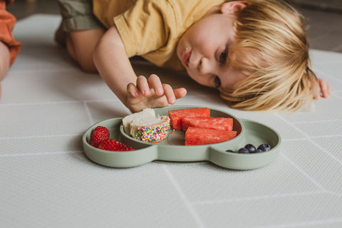 Child eating food