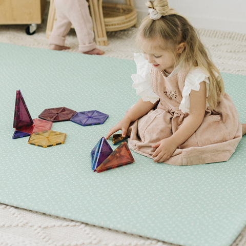 connetix magnetic tile baby play mat