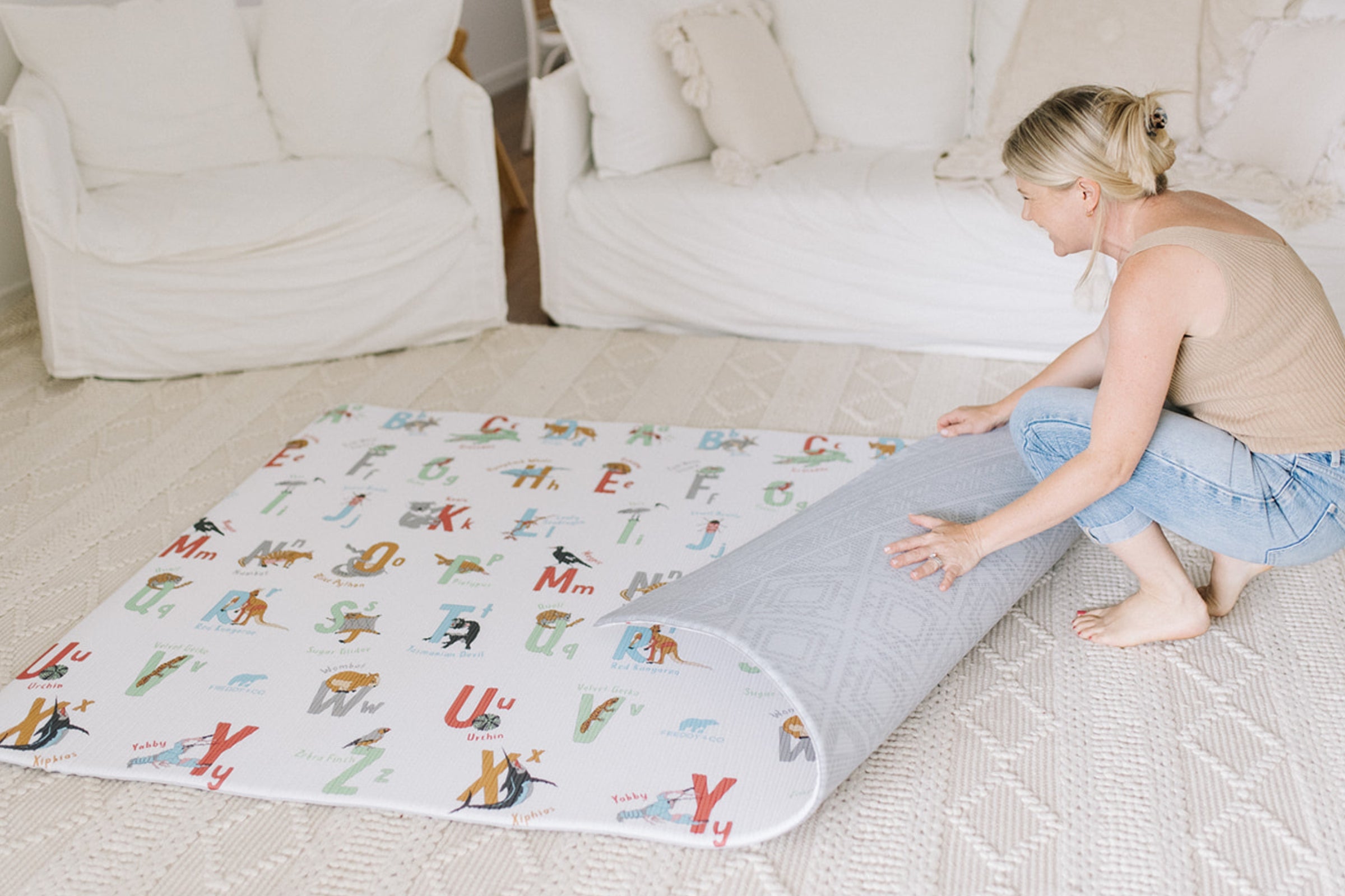 double sided play mat