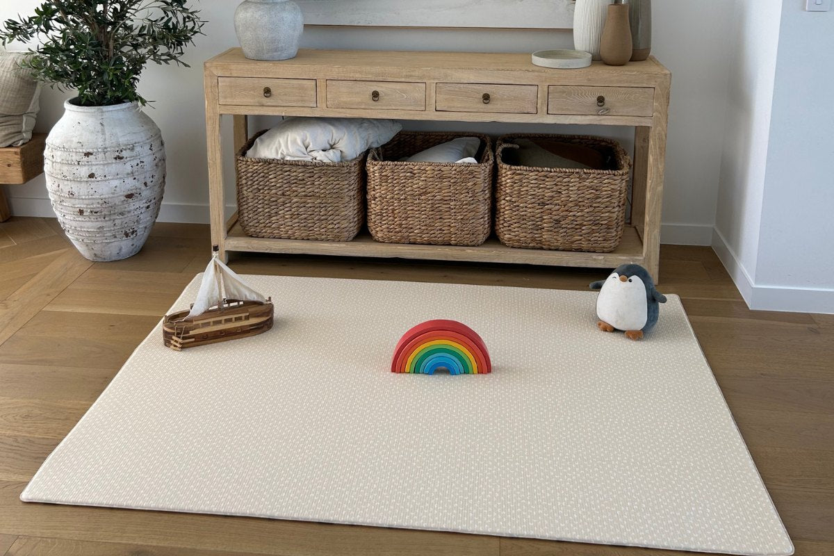 neutral baby play mat