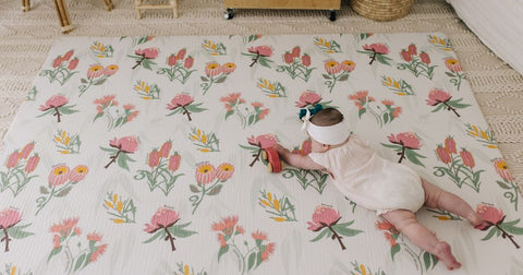 australian floral baby play mat kmart