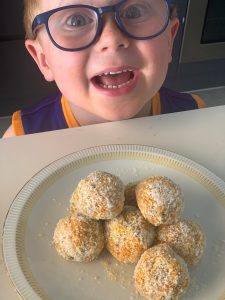 kids carrot cake balls