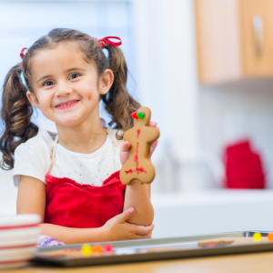 Christmas baking with kids