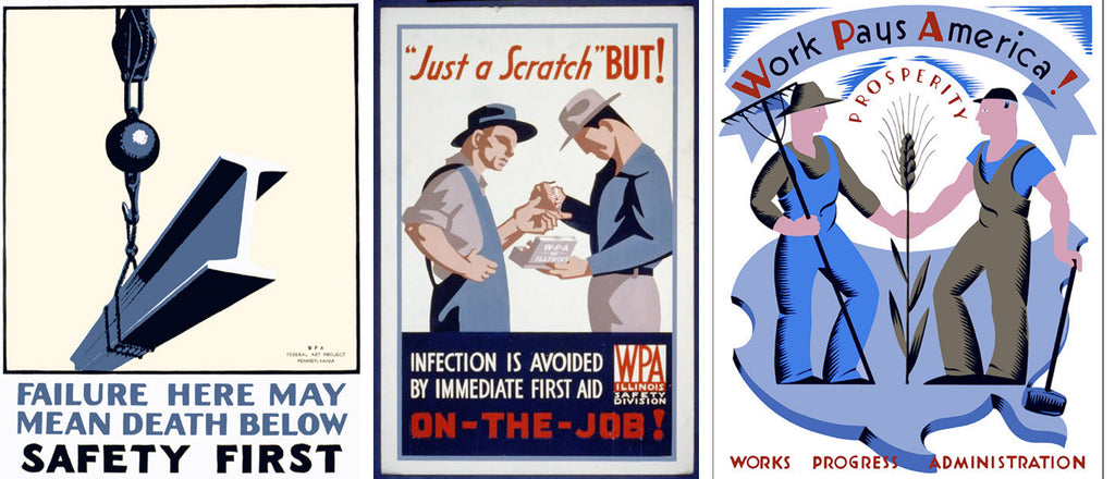 WPA Community service posters