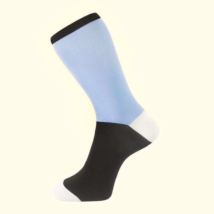 light blue dress socks