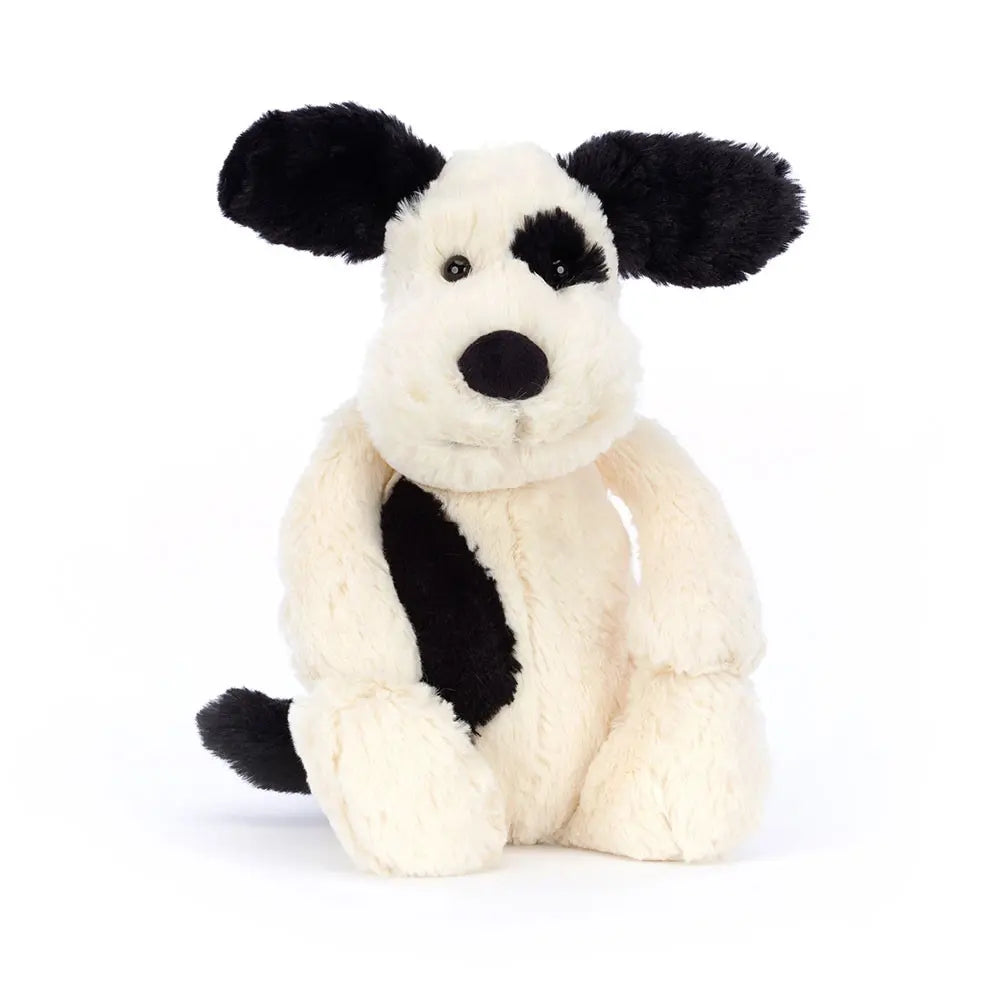 Jellycat Bashful Black & Cream Puppy - Gracious Home product image