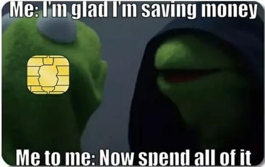 Debit Free Money, Meme, Credit Card Sticker