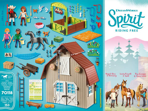 spirit riding free barn set