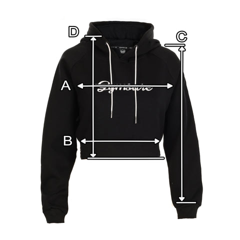 Classic Women's Fleece lining Hoodie - Black