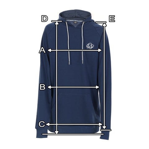 Classic Lightweight French Terry Hoodie - Air Force Blue