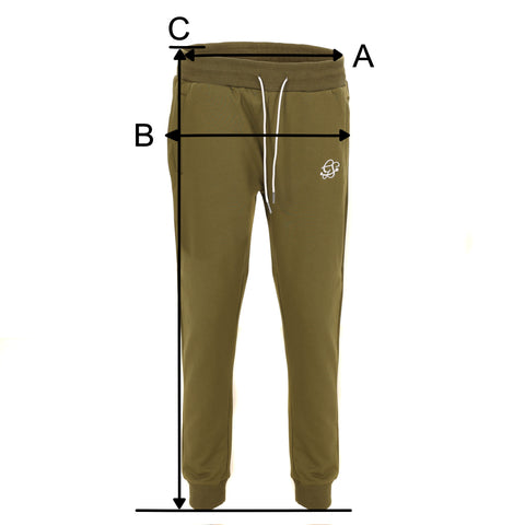 Classic Lightweight French Terry Joggers - Olive Green