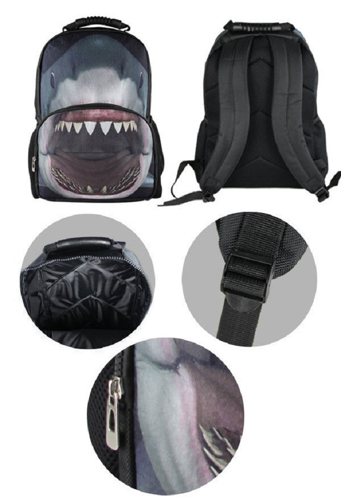 3d shark backpack