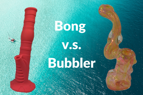 Silicone Bong vs Glass Bubbler