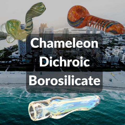 Chameleon Dichroic Borosilicate Pipes