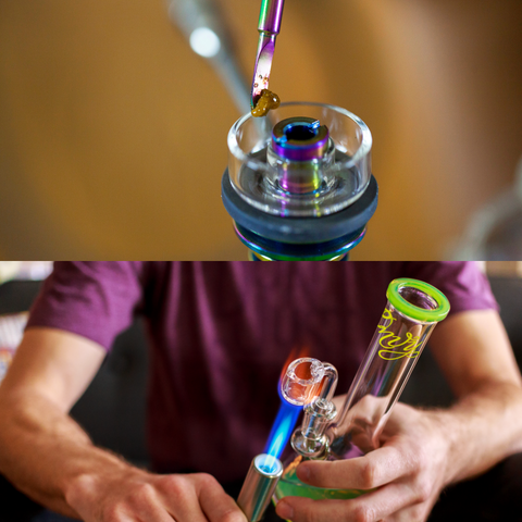 How to use a dab rig two photos 