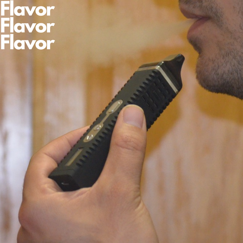 Flavor for a dry herb vaporizer 