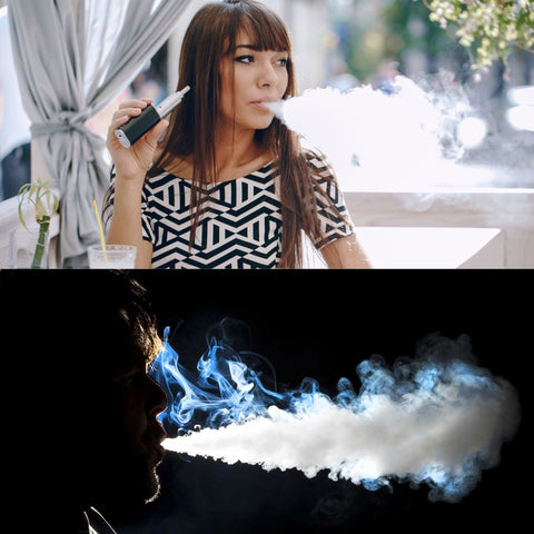 OHM vaping as you can see here produces large clouds of vapor 