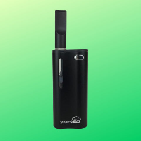 Black steamcloud mini 2.0 green background 
