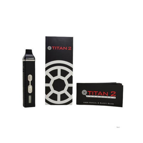 Titan 2 dry herb vaporizer with packaging 