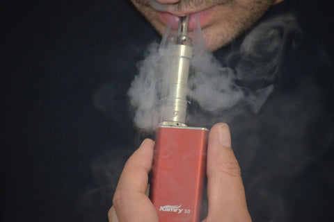 Using a Dry Herb Atomizer with Kamry Box Mod 