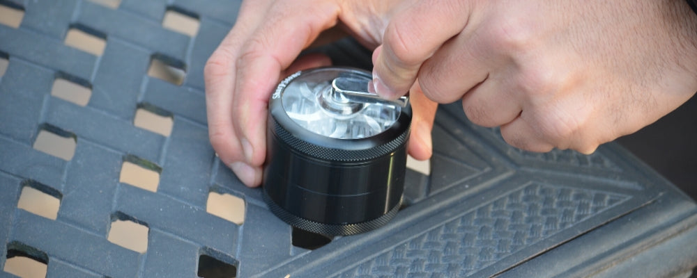 Hand Crank Herb Grinder